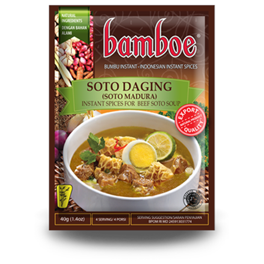 Jual Bumbu Masak BAMBOE Soto Daging (Soto Madura)