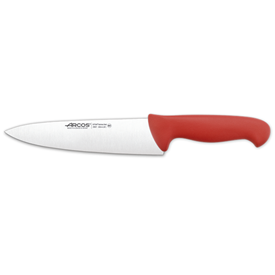 Jual Pisau ARCOS Chefs Knife Narrow Blade 292122 - 200mm Red