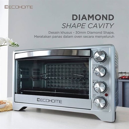 ECOHOME Oven Platinum EOP-888 Low Watt