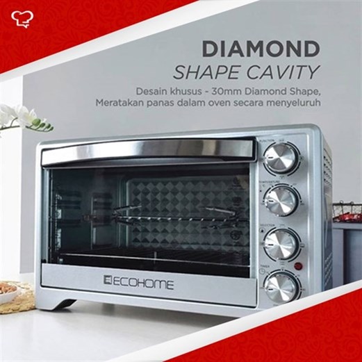 Electric Oven Platinum ECOHOME EOP 888
