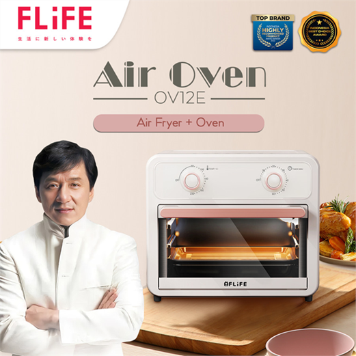 FLIFE Air Oven 12 Liter - Multifungsi 2 in 1 - Model OV-12E