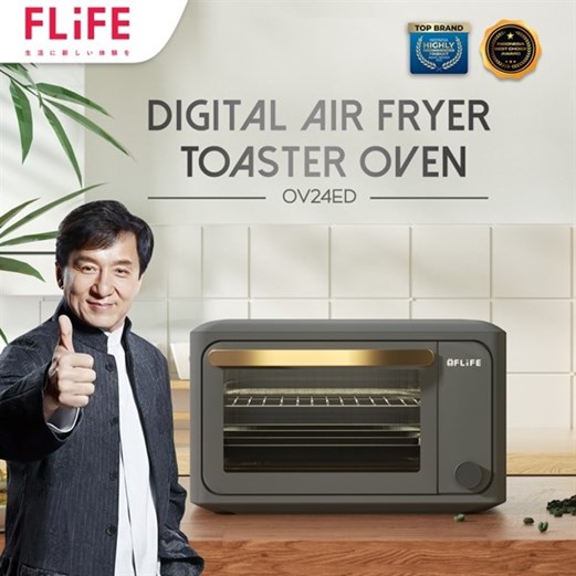 FLIFE Digital Air Fryer Toaster Oven 24L - 8in1 Function - OV-24ED