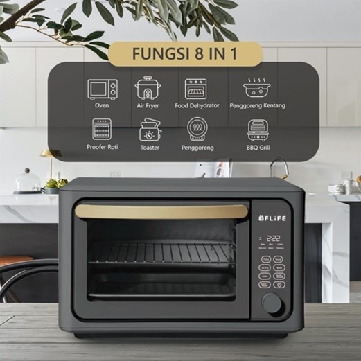FLIFE Digital Air Fryer Toaster Oven 24L - 8in1 Function - OV-24ED