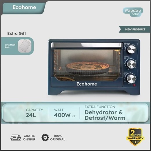 ECOHOME Oven Platinum 24L EOP777 Dehydrator Low Watt