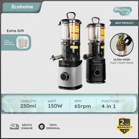 Jual ECOHOME Slow Juicer Simplicity Grid ESJ999SG Pengekstrak Buah Muat 1 Nanas