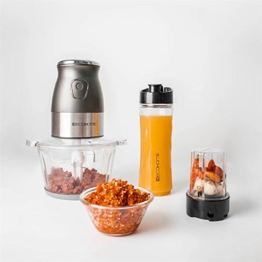 ECOHOME 6 in 1 Food Processor EFP-333 Chopper, Blender, Smoothies