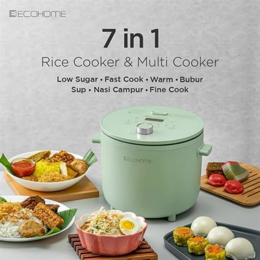 ECOHOME Low Carbo Rice Cooker ELS-777 Multi Cooker