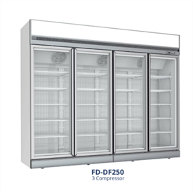 Jual Kulkas Up Right Glass Door Freezer GEA FD-DF250 Showcase