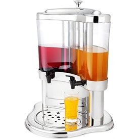 Jual SUNNEX Juice Dispenser Jus Minuman Double 5 Liter Half Moon Bay X23888