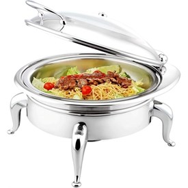 Jual Pemanas Makanan Chafing Dish 6,8 L & Curve Legs  Round SUNNEX Genoa W36300