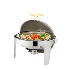 Jual Pemanas Makanan Chafing Dish 6,8 L Round with Titanium Plated Handle SUNNEX Elite X32621UV-C1