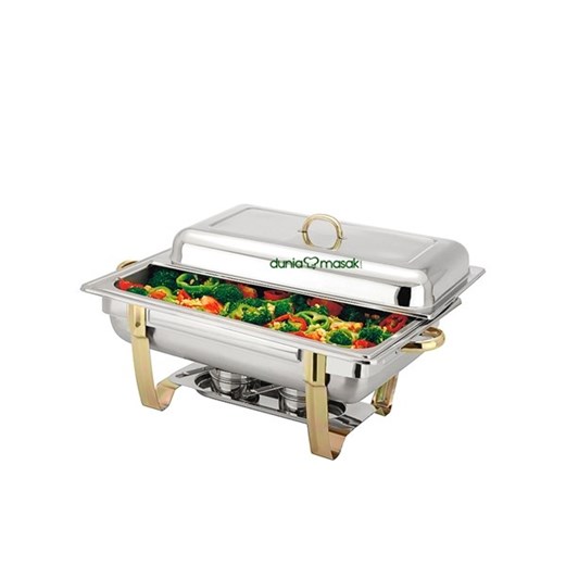 Jual Pemanas Makanan Chafing Dish 8,5 L Full Size Titanium Plated Handle & Legs SUNNEX Regal X21187UQ