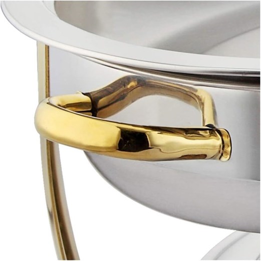 Pemanas Makanan Chafing Dish 9 L Oval Titanium Plated Handle SUNNEX Regal X22861UQ