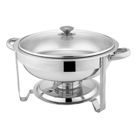 Jual Pemanas Makanan Chafing Dish 4,5 L Round SUNNEX Classic Range X27581