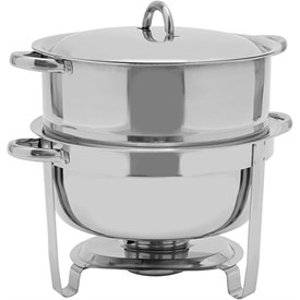 Jual Pemanas Makanan Chafing Dish 13,5 L Round SUNNEX Classic Range X23581