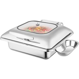 Jual Pemanas Makanan Chafing Dish 5,5 L Rectangular SUNNEX Oslo W35120