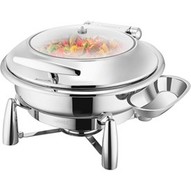 Jual Pemanas Makanan Chafing Dish 6,8 L Round SUNNEX Oslo W36320