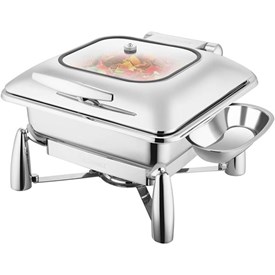 Jual Pemanas Makanan Chafing Dish 5,5 L Rectangular SUNNEX Oslo W35320