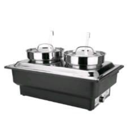 Jual Pemanas Makanan Chafing Dish 4 L Double Full Size SUNNEX Bain Marie X81887-1