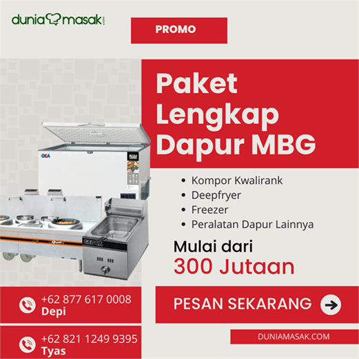 Jual Paket Dapur MBG Paket Peralatan Dapur Makan Bergizi Gratis