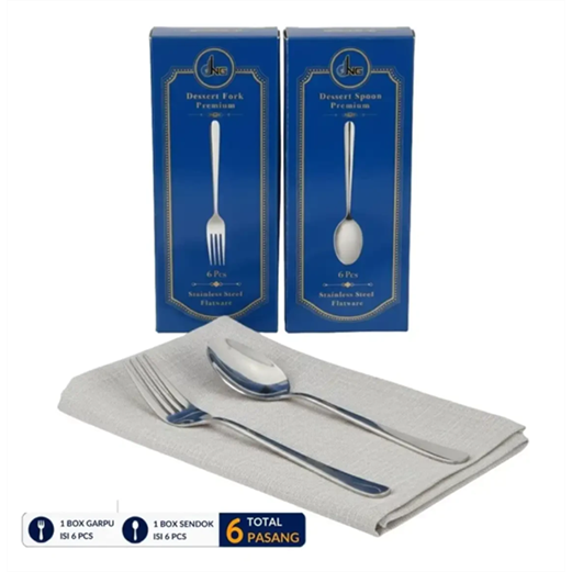 Jual Sendok dan Garpu Makan DNG - 6pcs