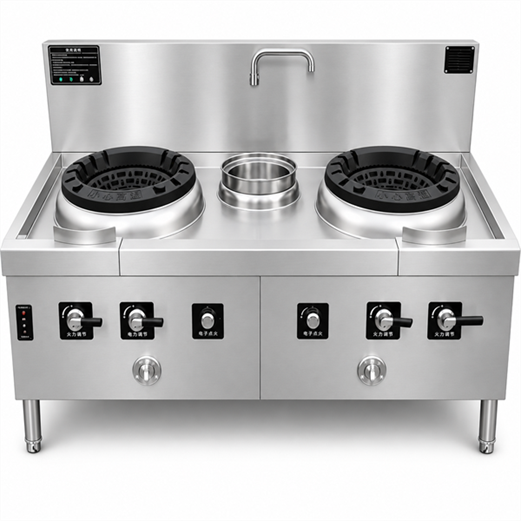 Jual DGI CZ-1.5G Double Burner Single Tank Stove – Kompor Gas Komersial 2 Tungku Heavy Duty