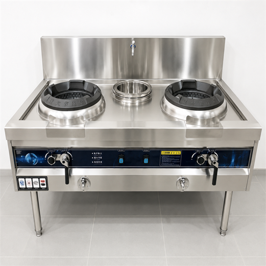 Jual DGI CZ-1.5G-C Double Burner Single Tank Stove – Kompor Gas Komersial 2 Tungku