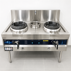 Jual DGI CZ-1.8G-C Double Burner Single Tank Stove – Kompor Wok 2 Tungku Komersial
