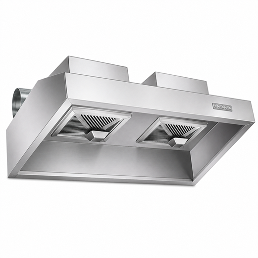 Jual DGI YZ20 Commercial Range Hood 200 cm – Penghisap Asap Dapur Komersial Heavy Duty