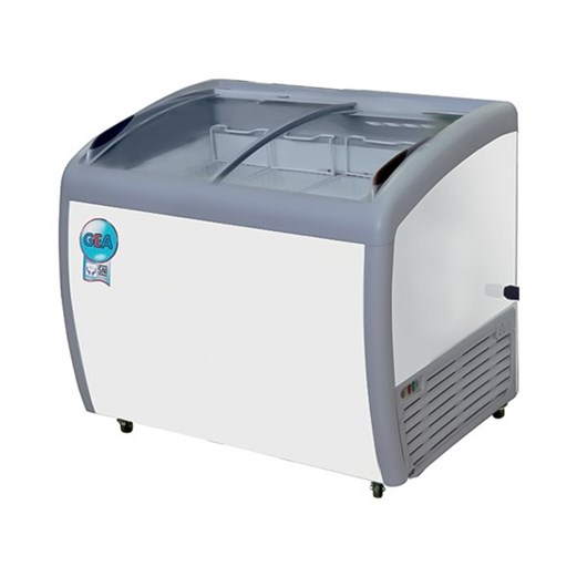 Jual Peti Pendingin Sliding Curve Glass Freezer GEA SD-260BY