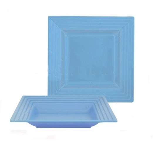 Jual Piring Kotak Cekung ONYX CFD14 6pcs Light Blue